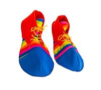 Scarpe da clown arcobaleno Jumbos grandi scarpe da clown costume da clown per Halloween, carnevale, cosplay, compleanno, vestire pagliacci arcobaleno, Arcobaleno, big