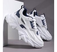 Scarpe da corsa comode da uomo con colori a contrasto, patchwork di lettere, lacci e rete, personalizzate, versatili per uso quotidiano all'aperto e pendolarismo, leggere, casual e sportive EUR39,EUR4