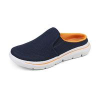 Scarpe da corsa da donna, casual, senza lacci, traspiranti, con tacco basso, comode, da indossare tutti i giorni, con jeans, pantaloncini, pantaloni, primavera, estate e autunno, Blu scuro, 41.5 EU