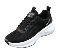 Scarpe da corsa da donna con buona ammortizzazione, scarpe da corsa, ultra comode, da ginnastica, leggere, da tennis, da jogging, da fitness, traspiranti, in rete, Nero , 39