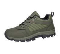 Scarpe da corsa da donna, con suola ad alta trazione, scarpe da trekking in pelle per attività all'aperto, trekking, alpinismo, resistenza e comfort, scarpe da trail jogging, Rebound Core, Verde, 38 2