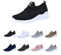 Scarpe da corsa da donna, leggere, estive, traspiranti, con lacci | Comode scarpe sportive in rete, traspiranti, antiscivolo, per camminare, per attività all'aperto