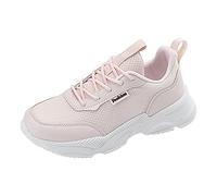 Scarpe da corsa da donna, leggere, per la primavera e l'inverno, da donna, in rete, traspiranti, comode, da camminare, da corsa, da donna, Colore: rosa., 39 EU