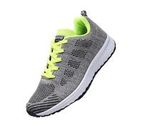 Scarpe da corsa da donna, leggere, traspiranti, eleganti, scarpe da ginnastica in rete, scarpe da jogging, suola morbida, comode da lavoro, scarpe da ginnastica antiscivolo, verde, 41 EU