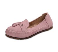 Scarpe da corsa da donna per il tempo libero per ogni occasione. Design slip-on alla moda con suola nappa per un comfort tutto il giorno. Perfetto per gite in primavera e in estate., Colore: rosa., 36