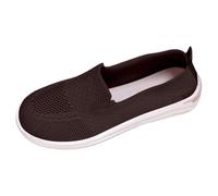 Scarpe da corsa da donna, traspiranti, eleganti, in tinta unita, alla moda, leggere, in rete, per attività all'aperto, per tutti i giorni e le passeggiate, 3 marrone., 41 EU