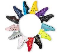 Scarpe da corsa da uomo e donna, con motivo a fiamma, per il tempo libero, antiscivolo, morbide, comode e resistenti all'usura, Blu scuro, 43 EU