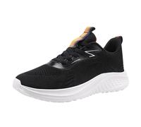 Scarpe da corsa da uomo, leggere, comode, sportive, per il tempo libero, alla moda, antiscivolo, alla moda, a contrasto, in rete, traspiranti, casual, primaverili ed estive, da uomo, UK, bianco, 38 EU