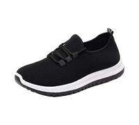 Scarpe da corsa da uomo, leggere, leggere, traspiranti, in rete, per il tempo libero, per il fitness, per il jogging, per la strada, Nero , 43 EU