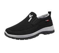 Scarpe da corsa da uomo, senza lacci, casual, in tela, leggere, da camminare, comode per tutti i giorni, per gite rilassate per il tempo libero