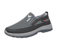 Scarpe da corsa da uomo, senza lacci, casual, in tela, leggere, da camminare, comode per tutti i giorni, per gite rilassate per il tempo libero