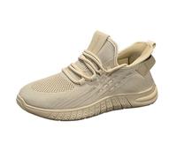 Scarpe da corsa da uomo senza lacci, da tennis, camminate, spesse, antiscivolo, ortopediche, con supporto per arco in memory foam, leggere, traspiranti, comode, da lavoro, palestra, scarpe in rete