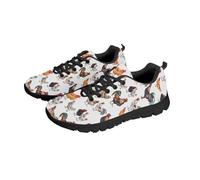 Scarpe da corsa leggere da donna, comode per tennis, trekking, passeggiate, sport, viaggi, jogging, sneakers, scarpe da tennis, Famiglia di galline, 39 EU