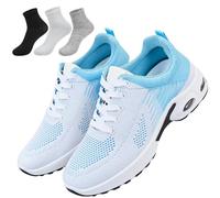 Scarpe da corsa ortopediche, scarpe da ginnastica ortopediche da donna, scarpe da tennis alla moda, 2026, supporto per arco plantare, per alleviare il dolore alla fascite plantare, Blu, 39 EU