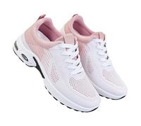 Scarpe da corsa ortopediche, scarpe da ginnastica ortopediche da donna, senza lacci, vestibilità larga, traspiranti, alla moda, in rete, casual, da camminata, da corsa, con supporto per arco plantare