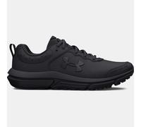Scarpe da corsa Under Armour Assert 10 Uniform Synthetic da ragazzo Nero / Nero / Nero 35.5