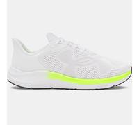 Scarpe da corsa Under Armour Pursuit 4 Big Logo da uomo Bianco / High Vis Giallo / Halo Grigio 41