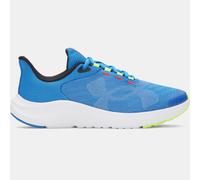 Scarpe da corsa Under Armour Pursuit 4 Big Logo Grade School da ragazzo Blu Atlantis / High Vis Giallo / Bianco 38