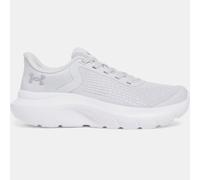 Scarpe da corsa Under Armour Rogue 5 AL Pre-School da ragazza Halo Grigio / Bianco / Metallico Argento 33