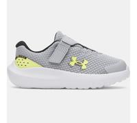 Scarpe da corsa Under Armour Surge 4 AC Infant da ragazzo Mod Grigio / Nero / Lumin Giallo 21