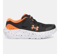 Scarpe Under Armour Pre-School Surge 4 AC nero arancione per neonati - 28.5