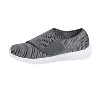 Scarpe da corsa, unisex, estive, in rete, traspiranti, per il tempo libero, leggere, antiscivolo, per attività all'aperto, casual, estive, suola morbida, grigio., 41 EU