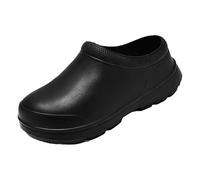 Scarpe da Cuoco Antiscivolo Zoccoli da Giardino for Uomo, Slip-on Eva Antiscivolo da Lavoro Scarpe Impermeabili a Prova di Olio Scarpe Comode da Cucina for Chef Uomo Donna(Black,EU339/40)