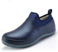 Scarpe da Cuoco Unisex Scarpe da Lavoro Impermeabili Antiscivolo Resistenti all'Acqua All'olio Professionale, Scarpe da Lavoro Antiscivolo da Cucina Invernali (Blue,40)