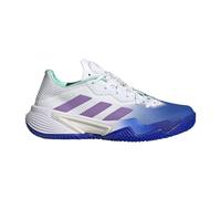 Scarpe Da Donna Adidas Barricade Clay Hq8428 Bianche E Blu 41 1/3 Bianco