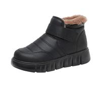 Scarpe da donna antiscivolo invernali foderate in pelliccia calda stivaletti alla caviglia per tutto il giorno comodi stivali da passeggio leggeri impermeabili antiscivolo OInsulated scarpe da esterno