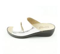 Scarpe da Donna - CINZIA SOFT Art. IAEH13-VV 001 ciabatta BIANCO ARGENTO
