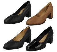 Scarpe Da Donna Clarks Slip On Con Tacco A Blocco 'Freva55 Court'