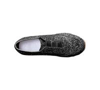 Scarpe da donna Comfort Chic - Scarpa Art Donna Shoes Paillettes Sneakers leggere Basket basse Shoes Belle Scarpe Matrimonio Shoe Serata Ballerina senza lacci Sneaker Slip on Scarpa, Nero , 37 EU