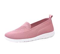 Scarpe da donna Comfort Chic - Scarpe piatte da donna Shoe Slip-Ins-Grand Entry Sneakers Casual Sneakers Slip on Shoes Outdoor Scarpa Piedi Larges Shoe Traspirante Espadrillas, rosa, 39 EU