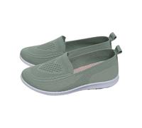 Scarpe da donna comode in rete ortopediche da donna estive sneakers diabetiche scarpe estive leggere scarpe estive comode scarpe sportive traspiranti scarpe da donna larghe H, verde, 36 EU
