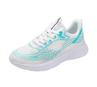 Scarpe da donna con fondo spesso in rete, scarpe da corsa alla moda, comode da viaggio, suola morbida, leggere, traspiranti, per il tempo libero, b, 40 EU