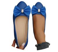 Scarpe da donna con punta appuntita, comode pantofole con tacco basso, scarpe da sposa, ballerine per look casual di tutti i giorni, colori puri, adatte a jeans, gonne, indossabili tutto l'anno