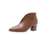 Scarpe da donna con tacco alto, comode e traspiranti, per abbigliamento casual, primavera, estate, leggere, con design classico, giallo., 36 EU