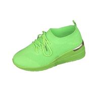 Scarpe da donna estive alla moda, scarpe da tennis, ultra comode, traspiranti, da trekking, Orthofit, comode, comode e ergonomiche, per alleviare i graffi, per il fitness, verde chiaro, 40 EU
