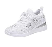 Scarpe da donna estive chic e comode tacchi con zeppa, scarpe da ginnastica alte da donna, scarpe da ginnastica larghe, unisex per tutte le stagioni, sneaker da jogging comode, scarpe da tennis