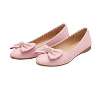 Scarpe da donna estive chic et eleganti, scarpe casual da donna, sneakers con fiocco, comode da indossare, sneaker piatte per outdoor basket senza lacci, rosa, 40 EU