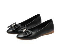 Scarpe da donna estive chic et eleganti, scarpe casual da donna, sneakers con fiocco, comode da indossare, sneaker piatte per outdoor basket senza lacci, Nero , 39 EU