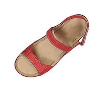 Scarpe da donna extra larghe donne all'aperto scarpe da donna solide scarpe da donna classiche, Colore: rosso, 40 EU