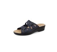 Scarpe da Donna FLY FLOT art.63008NE BLU Ciabatte doppia fibbia comfort