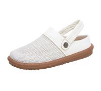 Scarpe da Donna in Mesh Traspirante a Due Vie Sandali con Punta Chiusa Suola Antiscivolo Morbide Calzature Casual Quotidiane