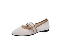 Scarpe da donna in tessuto traspirante morbido Go Walking Shoes Slip in Sneakers Arch Support Casual Scarpe da trekking per uomo, Beige, 40.5 EU