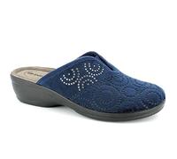 Scarpe da Donna - INBLU Art. BJ132 blu Scamosciato Pantofole comfort