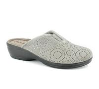 Inblu Pantofole Fantasia Cerchi, Donna, Grigio, 38 EU