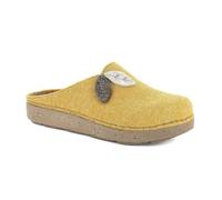 Scarpe da Donna INBLU Art. ED13 GIALLO con applicazione a forma di foglie