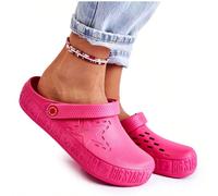 Scarpe da donna leggere Big Star II275001, in schiuma plastica confortevole, con cinturino regolabile, con platform, perfette per spiaggia o piscina, disponibili nei colori rosa, arancione, blu navy,
